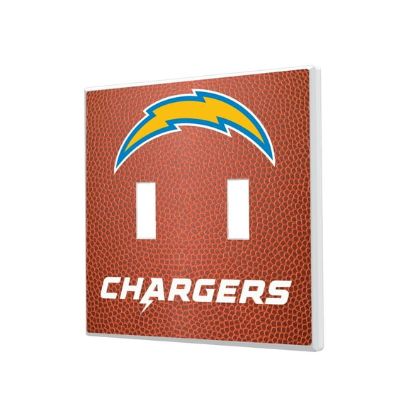Los Angeles Chargers Football Design Double Toggle Light Switch Plate