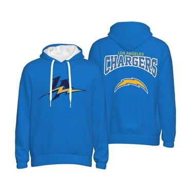 Chargers Football Team Unisex Adult Pullover Sweatshirt Sport Hoodie Autumn And Winter Long Sleeve Sweatshirt Plus-Size Men's Clothing That Makes You Look Slim And Fit
