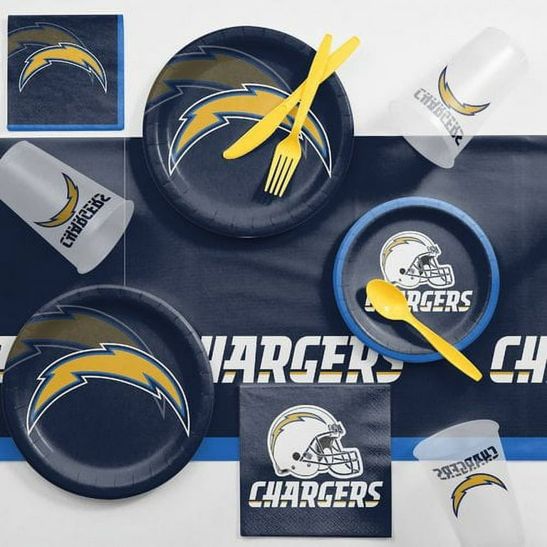 Lot of 5 Packs of 36 2 Ply Napkins Los Angeles Chargers NFL