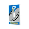thumbnail image 1 of Los Angeles Chargers Passtime Design Single Toggle Lightswitch Plate, 1 of 4