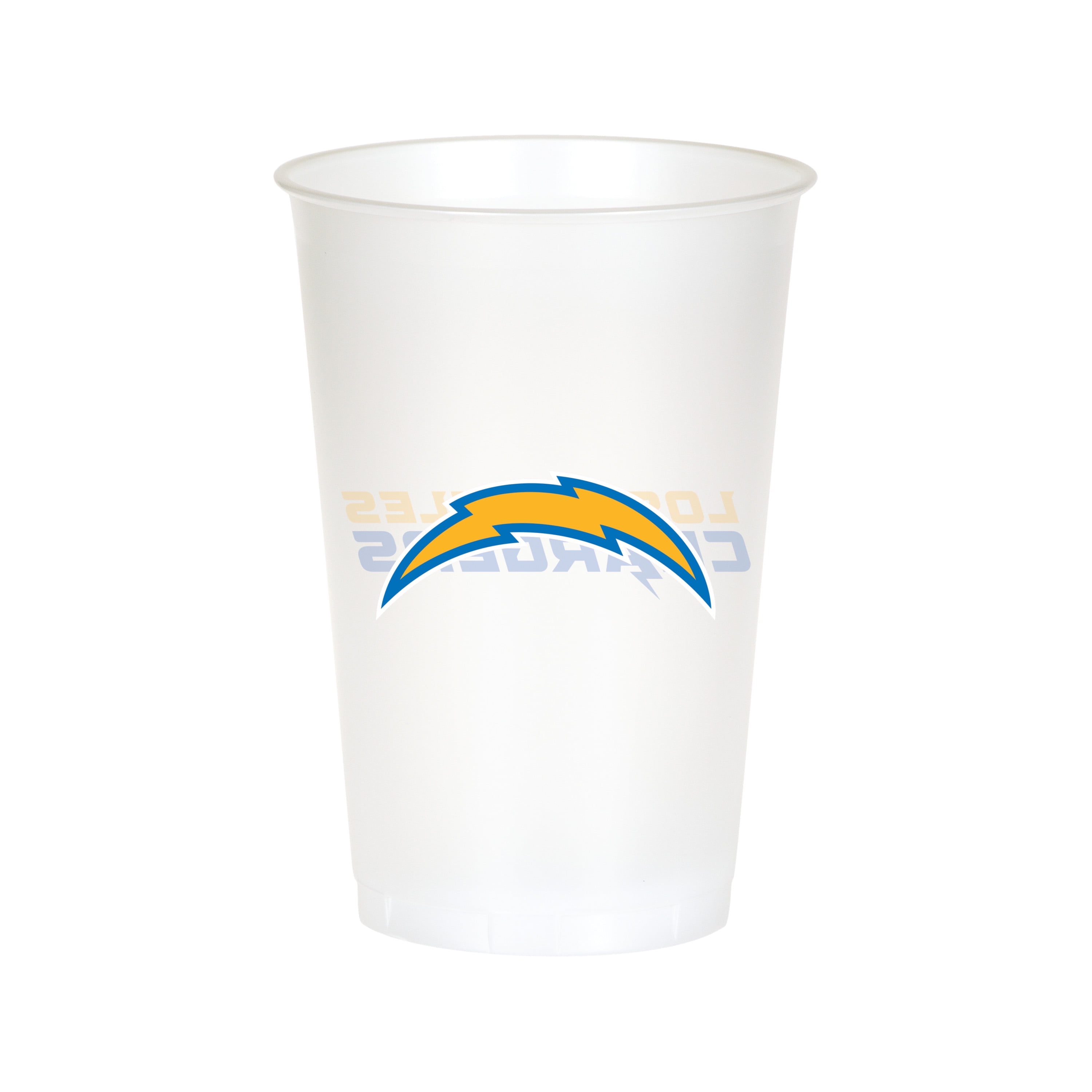 Los Angeles Chargers Plastic 20 oz Cups 24 Count, Serves 24 Charger's Fans