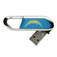 thumbnail image 1 of Keyscaper Los Angeles Chargers 64GB Carabiner Clip USB Flash Drive, 1 of 1