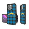 thumbnail image 1 of Los Angeles Chargers iPhone Plaid Design Bump Case, 1 of 7