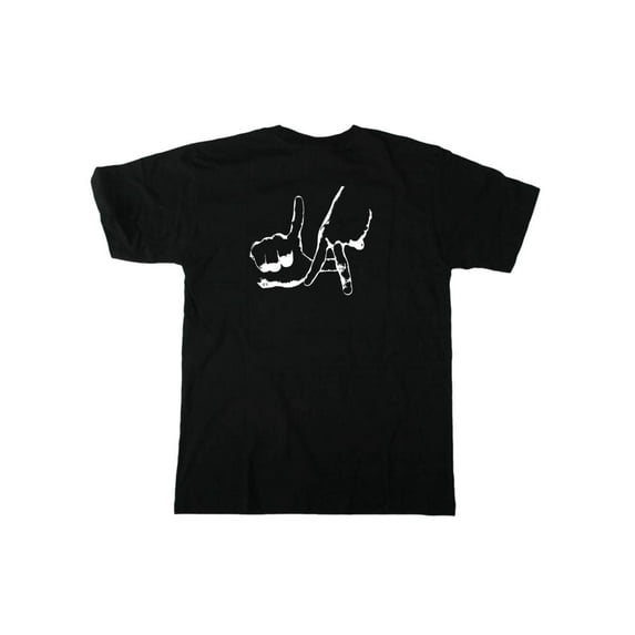 Los Angeles City Hands Graphic Tee - Black, S