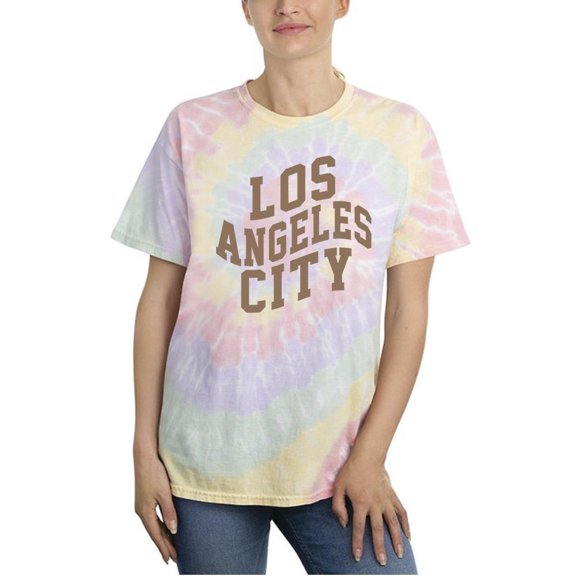 Los Angeles City Tie Dye Spiral Women -Image by Shutterstock, Female x-Large
