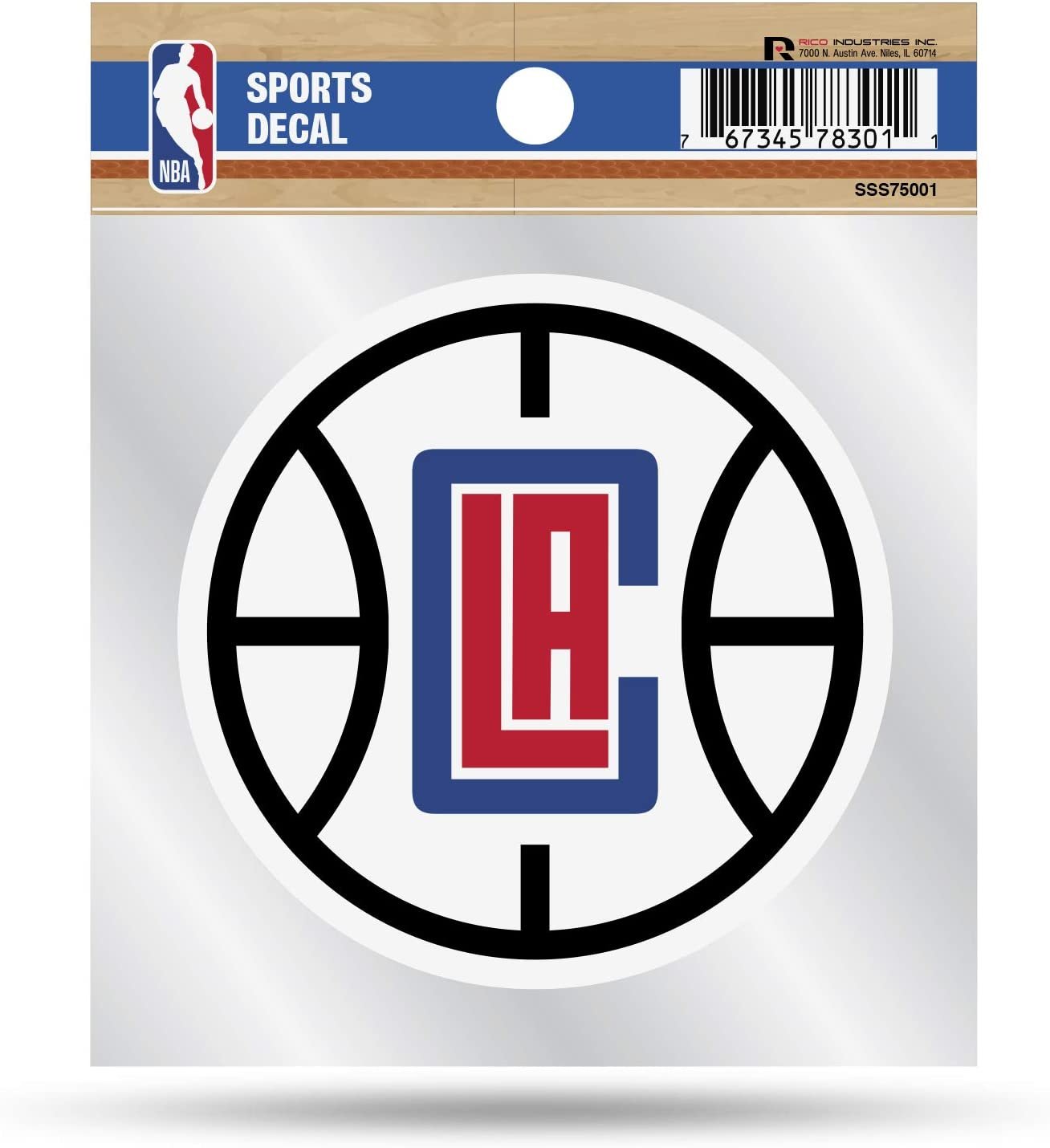 Los Angeles Clippers 4x4 Inch Die Cut Decal Sticker, Primary Logo ...