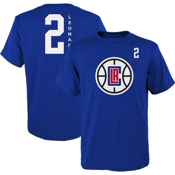 Los Angeles Clippers Boys 4-18 SS Player Tee-Leonard 9K2BXFFAJ XXL18