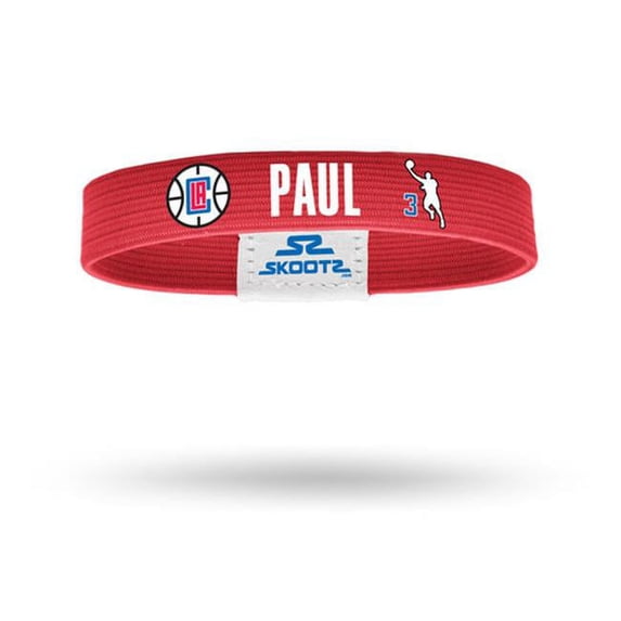 Los Angeles Clippers Chris Paul Shadow Wristband, Large