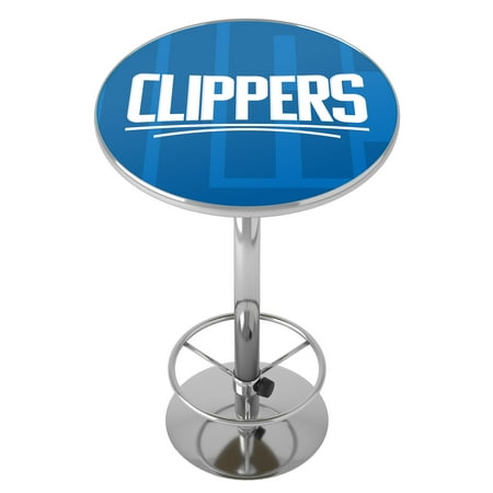 L.A. Clippers NBA Fade Chrome Pub Table - Blue, White