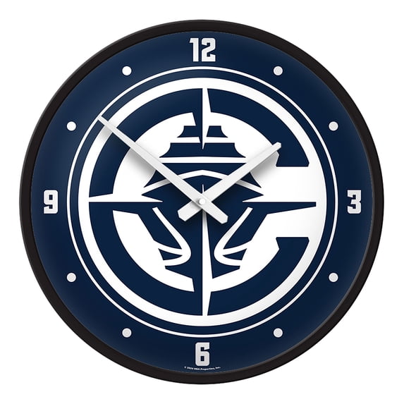 LA Clippers 17.5" Modern Disc Wall Clock