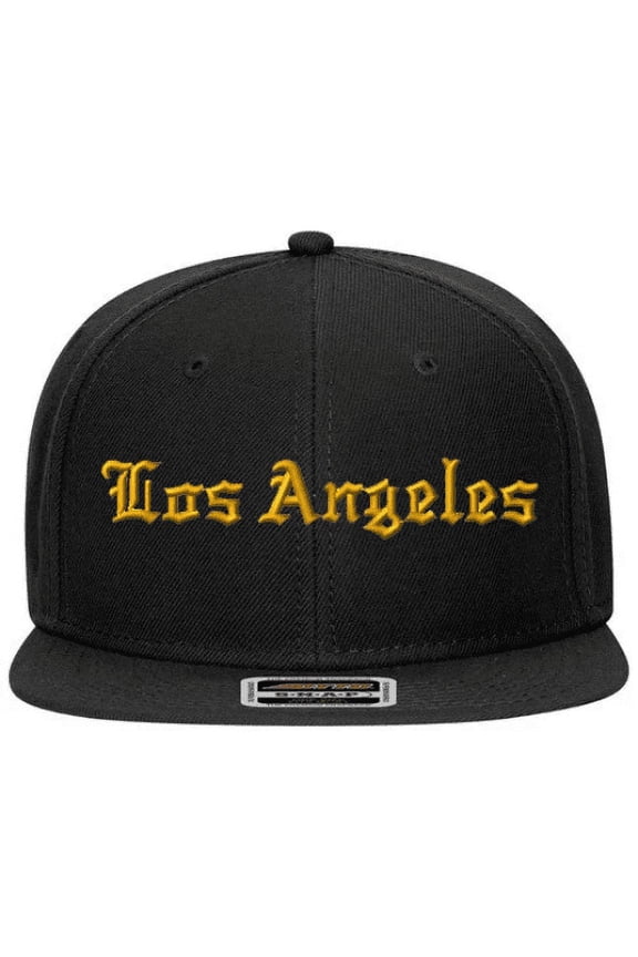 Los Angeles Custom Embroidered Flat Bill Snapback Cap