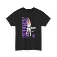 thumbnail image 1 of Los Angeles Dalton Knecht #4 3 Point jumpshot tired game Basketball Cartoon Unisex Heavy Cotton Tee-KBDK003-Black-L, 1 of 3