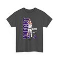thumbnail image 1 of Los Angeles Dalton Knecht #4 3 Point jumpshot tired game Basketball Cartoon Unisex Heavy Cotton Tee-KBDK003-Dark Heather-3XL, 1 of 3