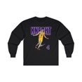 thumbnail image 1 of Los Angeles Dalton Knecht #4 3 Point shot tired game Basketball Cartoon Unisex Ultra Cotton Long Sleeve Tee-KBDK001-L24-Sport Grey-M, 1 of 3