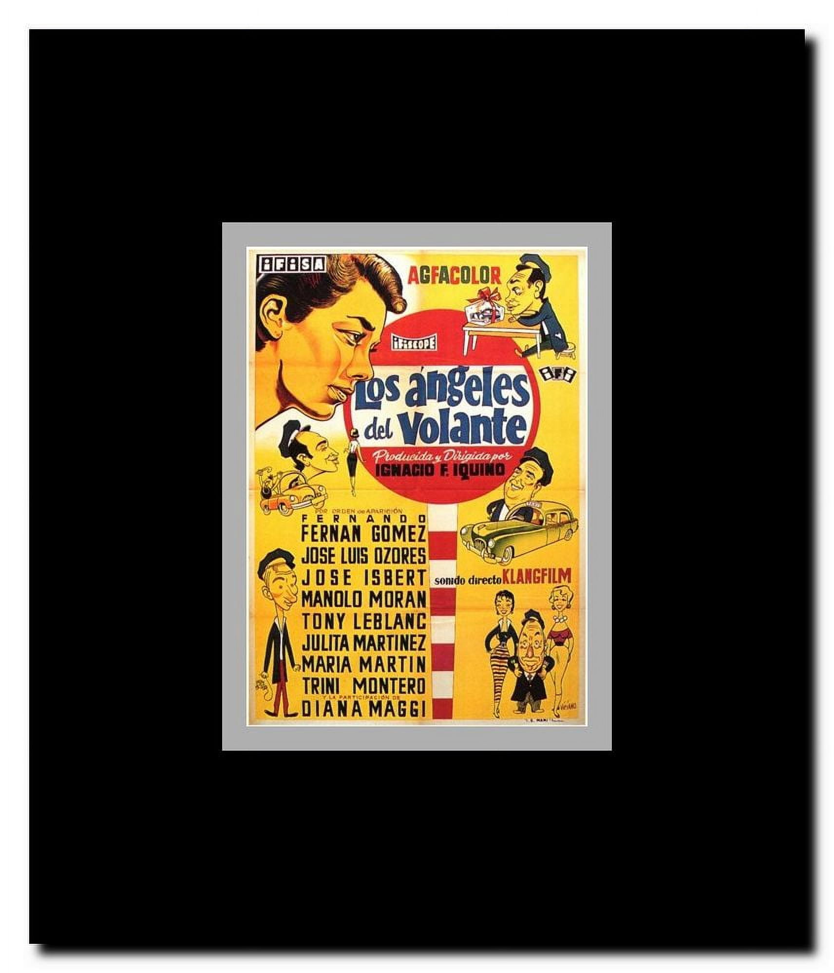 Los Angeles Del Volante Framed Movie Poster