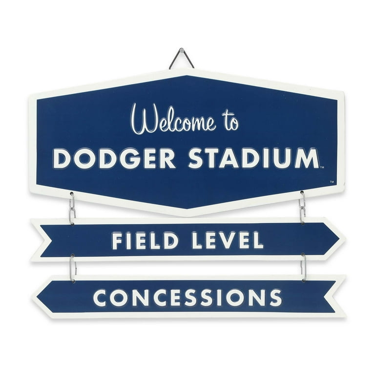 Los Angeles Dodgers 11.8'' x 14.7'' Field Metal Sign