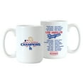 Los Angeles Dodgers 2024 World Series Champions TwoPack 15oz. Roster