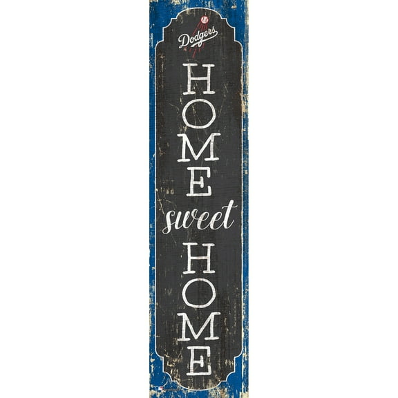 Los Angeles Dodgers 24" Home Sweet Home Leaner Sign