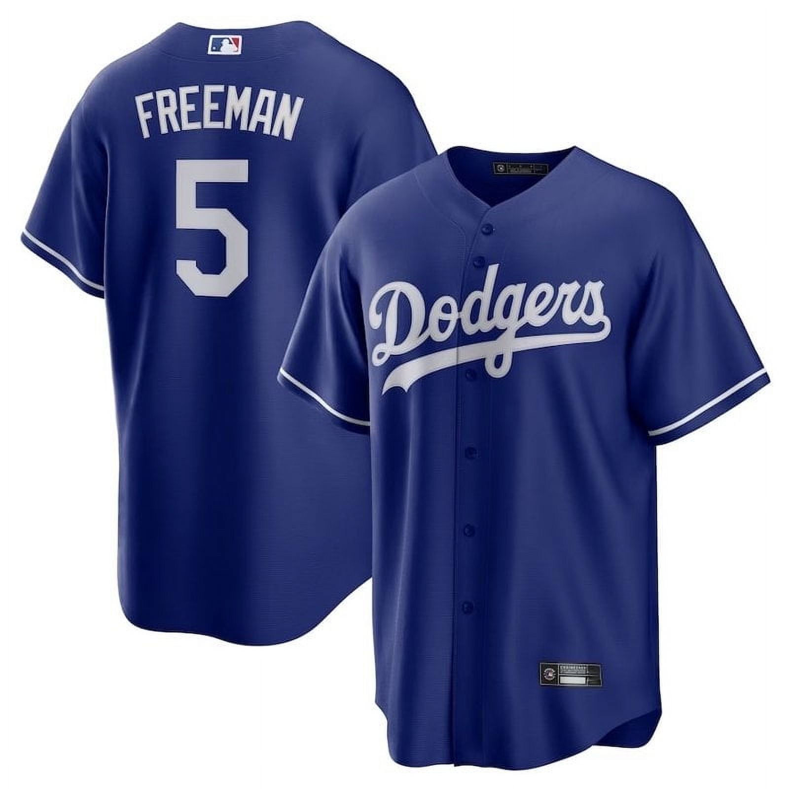 Los_Angeles_Dodgers 5 Freeman Fans Apparel Baseball Jersey Home Shirt