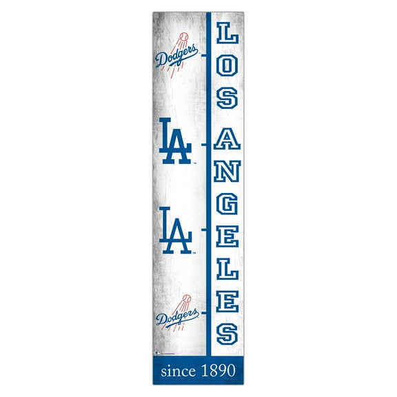 Los Angeles Dodgers 6" x 24" Progression Wood Sign