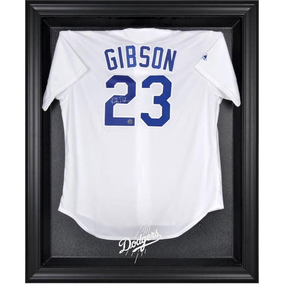 Los Angeles Dodgers Black Framed Logo Jersey Display Case