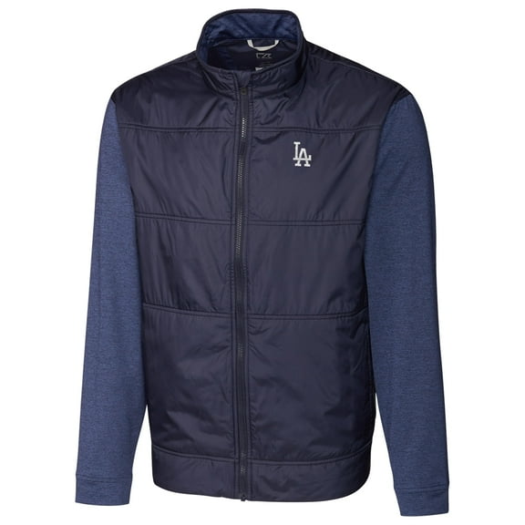 Los Angeles Dodgers Cutter & Buck Stealth Full-Zip Jacket - Navy