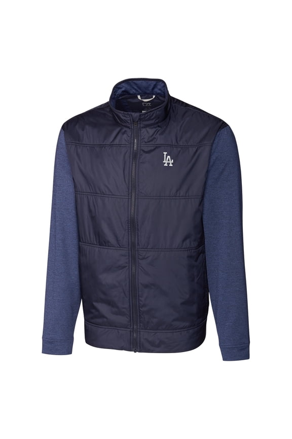 Los Angeles Dodgers Cutter & Buck Stealth Full-Zip Jacket - Navy