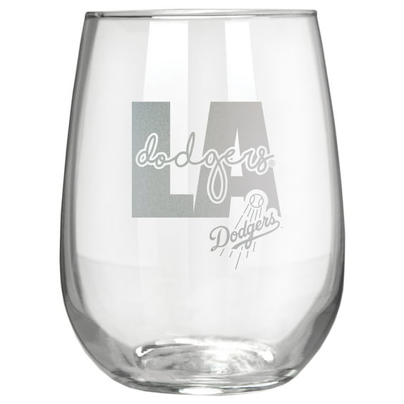 Los Angeles Dodgers Etched 17oz. City Stemless Wine Glass