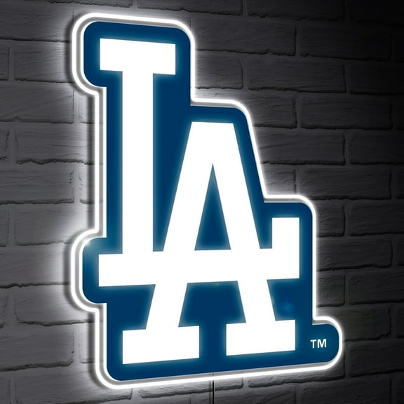 Los Angeles Dodgers LED Team Logo Shaped Lighted Wall Sign