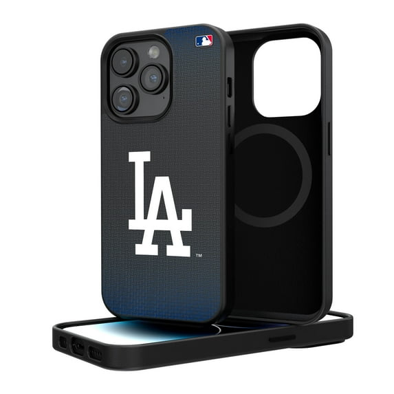 Los Angeles Dodgers Linen Logo iPhone Magnetic Bump Case