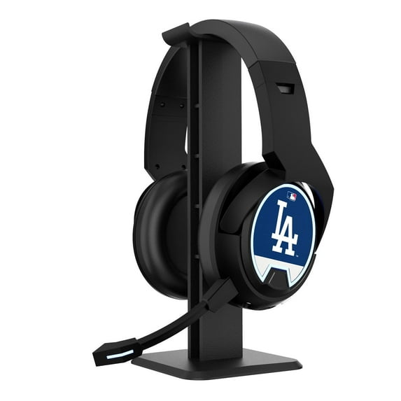 Los Angeles Dodgers Logo Wireless Bluetooth Gaming Headphones & Stand