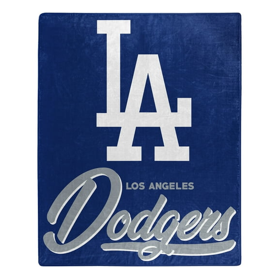 The Northwest Group  Los Angeles Dodgers 50" x 60" Signature Raschel Plush Throw Blanket