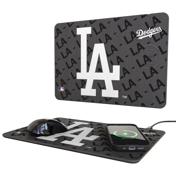 Los Angeles Dodgers Wireless Charger and Mouse Pad
