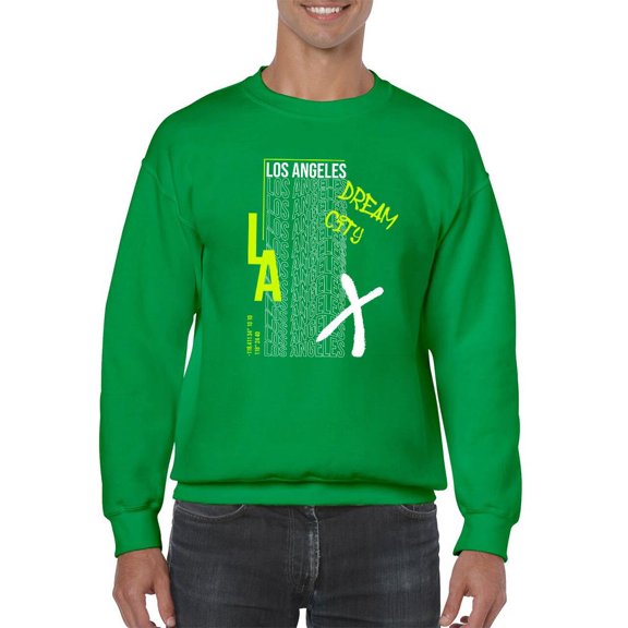 Los Angeles Dream City Graffiti Sweatshirt Men -Image by Shutterstock, Male Medium