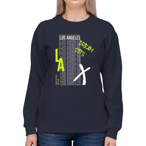 Los Angeles Dream City. Sweatshirt Women -Image by Shutterstock, Female 3X-Large