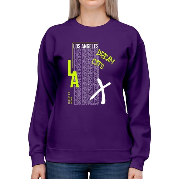 Los Angeles Dream City. Sweatshirt Women -Image by Shutterstock, Female 3X-Large