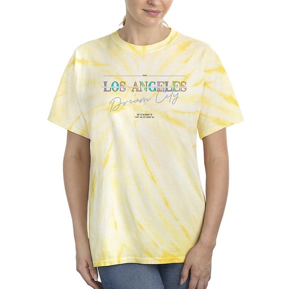 Los Angeles Dream City Tie Dye Cyclone Women -Image by Shutterstock, Female Small