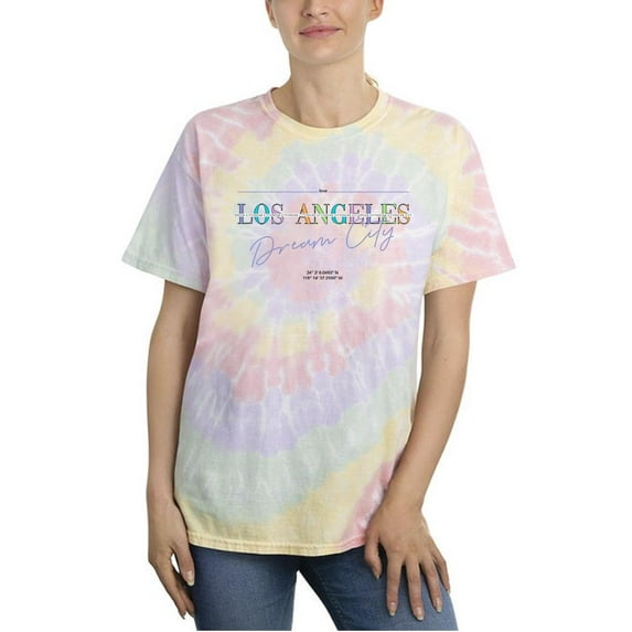 Los Angeles Dream City Tie Dye Spiral Women -Image by Shutterstock, Female Medium