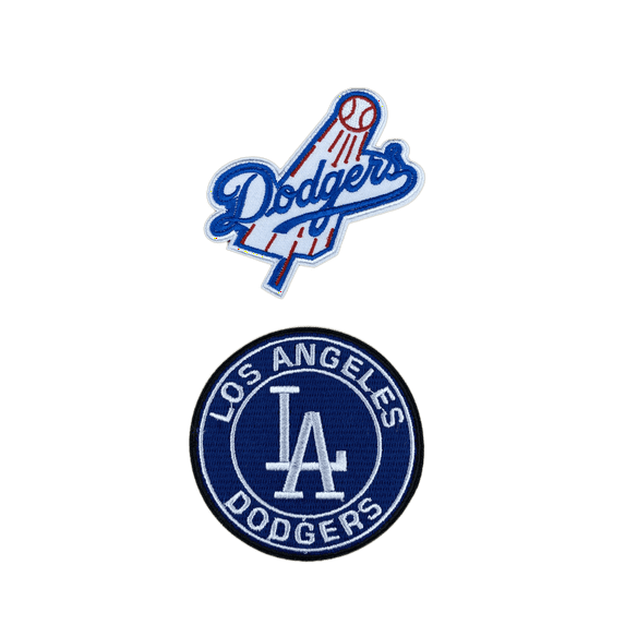 Los Angeles Embroidered Iron-on Patch Set of 2