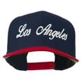 thumbnail image 1 of Los Angeles Embroidered Snapback Cap - Navy Red OSFM, 1 of 5