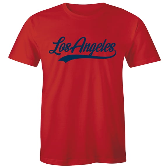 Los Angeles Est. 1850 LA City Baseball California Adult Mens T-Shirt