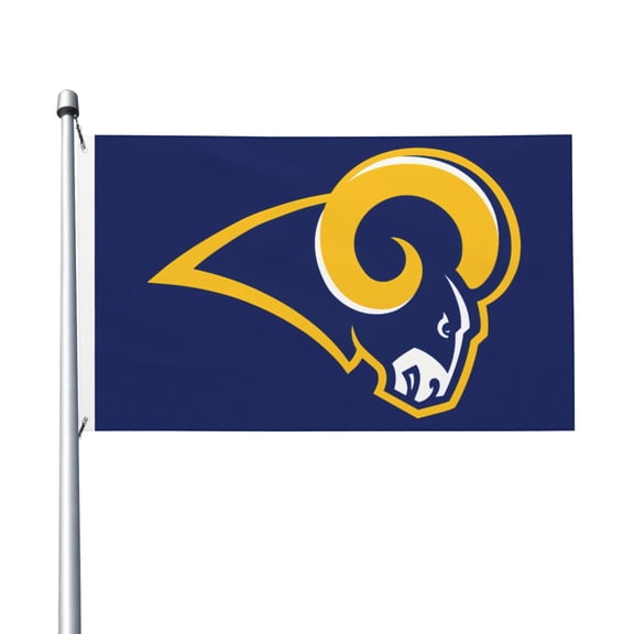 Los Angeles Football 3x5 FT Double-Sided Flag (Pole Not Included), Quick-Drying for Lawn, Balcony & Party Decor 35Flag-133