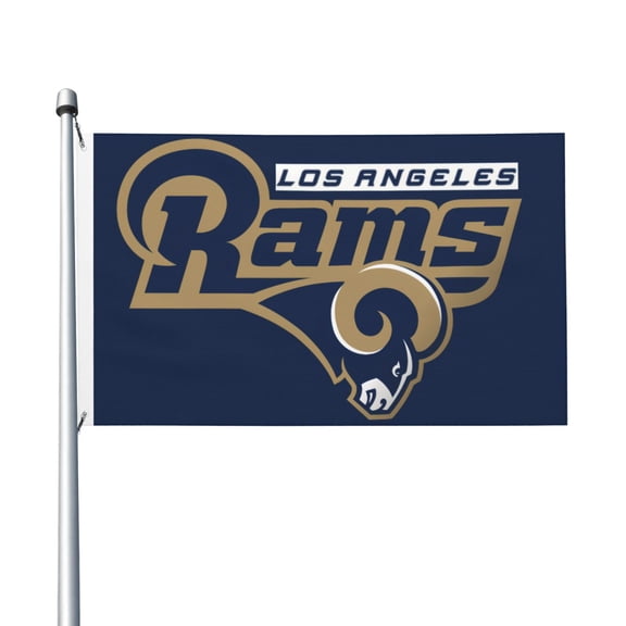 Los Angeles Football 3x5 FT Double-Sided Flag (Pole Not Included), Quick-Drying for Lawn, Balcony & Party Decor 35Flag-134