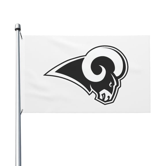 Los Angeles Football 3x5 FT Double-Sided Flag (Pole Not Included), Quick-Drying for Lawn, Balcony & Party Decor 35Flag-136