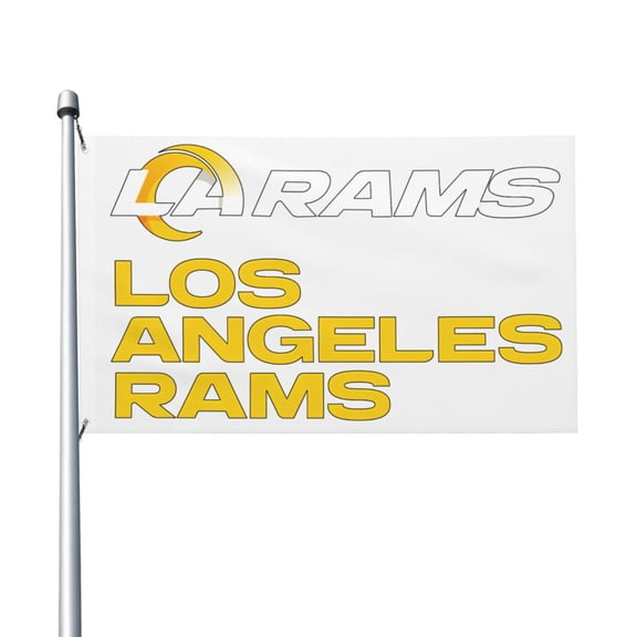Los Angeles Football 3x5 FT Double-Sided Flag (Pole Not Included), Quick-Drying for Lawn, Balcony & Party Decor 35Flag-137