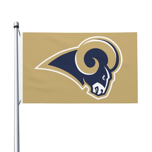 Los Angeles Football 3x5 FT Double-Sided Flag (Pole Not Included), Quick-Drying for Lawn, Balcony & Party Decor 35Flag-140