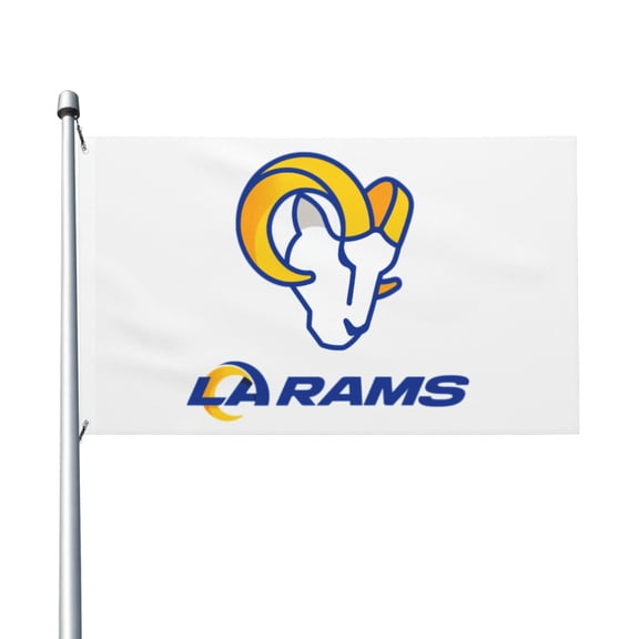 Los Angeles Football 3x5 FT Double-Sided Flag (Pole Not Included), Quick-Drying for Lawn, Balcony & Party Decor 35Flag-143