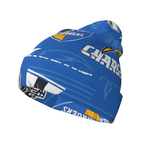 Los_Angeles Football Team Print Knitted Hat Soft Stretch Winter Cuff Beanie City Classic Hat for Men Women Game Fans Gifts