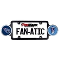 thumbnail image 1 of Tennessee Football Titans Automotive Vehicle License Plate Frame with Team Badges, 1 of 5