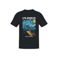 thumbnail image 1 of Los Angeles Graphic Men's Black T-Shirt, 1 of 3